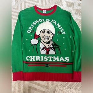 Griswold Family Christmas Green Sweater